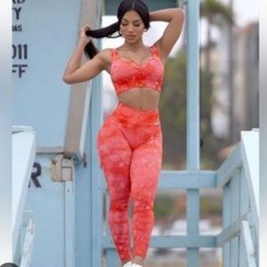 Bombshell Hawaiian Punch tie dye  XS/S